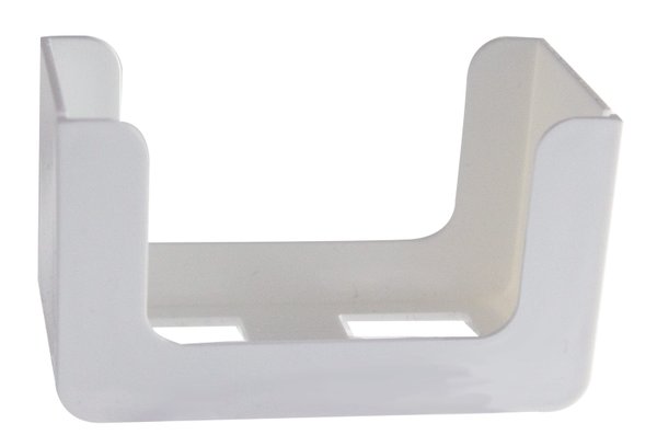 Bierdeckelhalter in Weiß für quadratische Bierdeckel -  im Doppelpack (2 Stück)